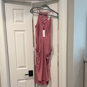 BCBGeneration Mauve Backless Dress